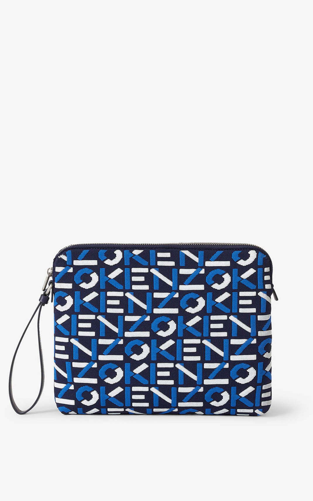 Clutch Kenzo Skuba monogrammed Hombre Azules - SKU.2299770